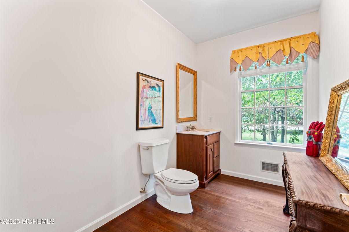 Bathroom, Interior, Wood Texture Flooring