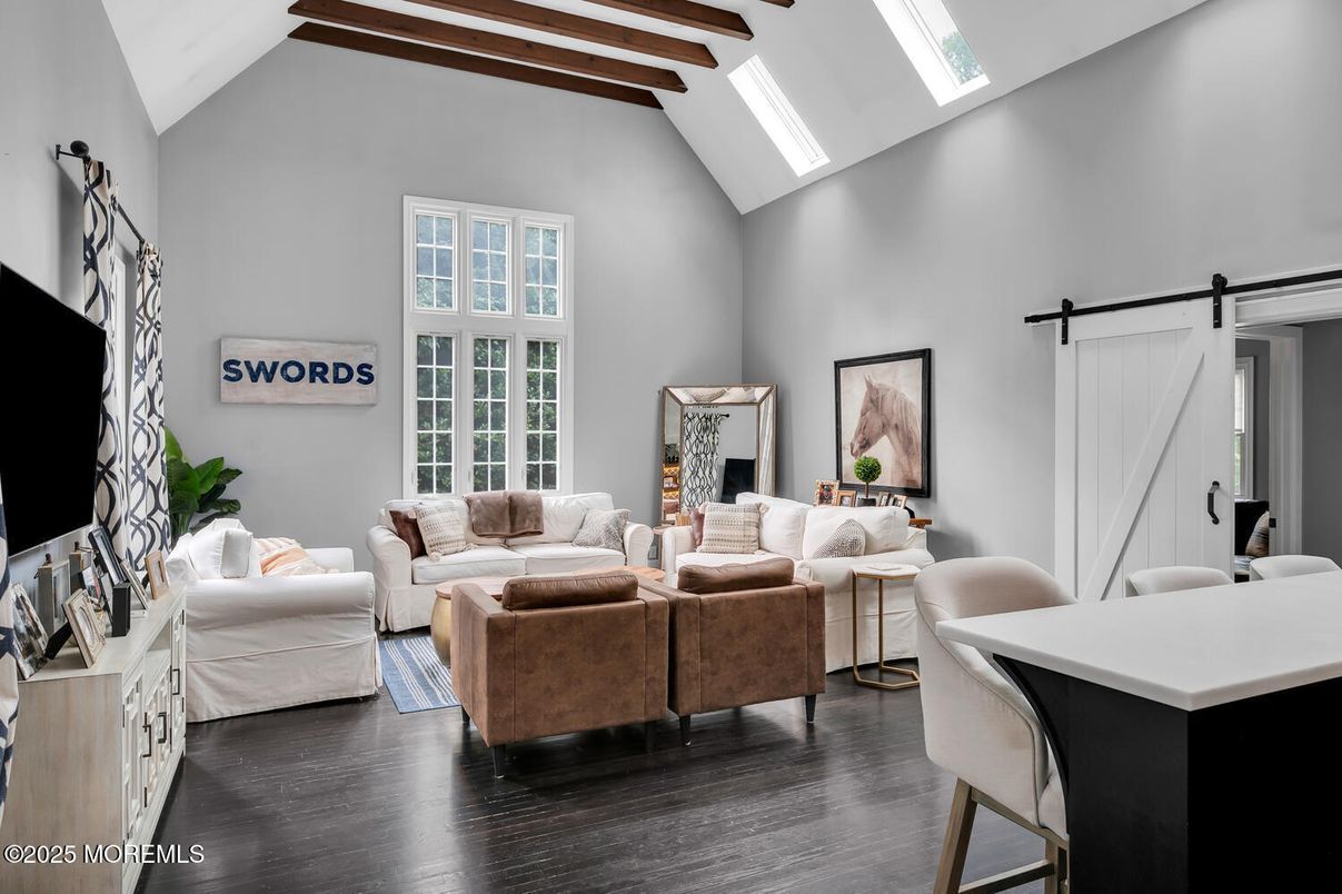 Fireplace, Interior, Living room, Wooden Beams, Wood Texture Flooring