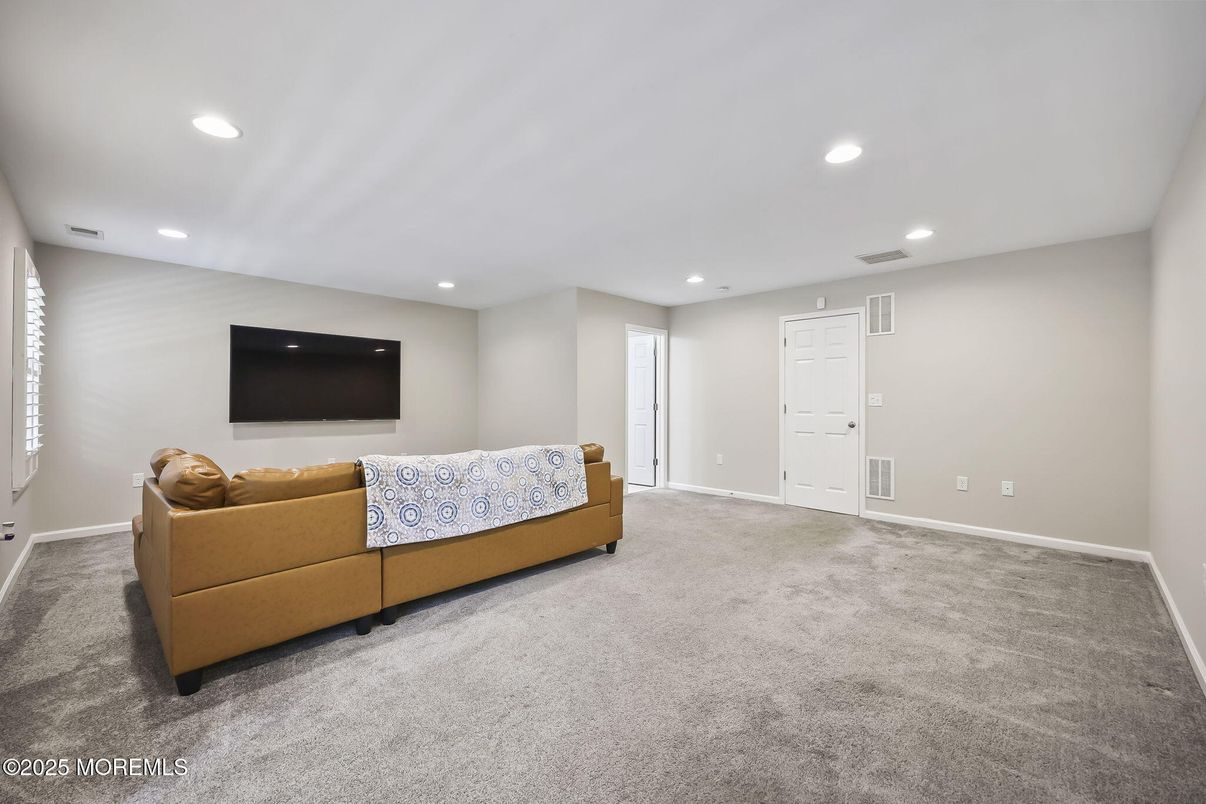 Interior, Living room, Recessed Lighting
