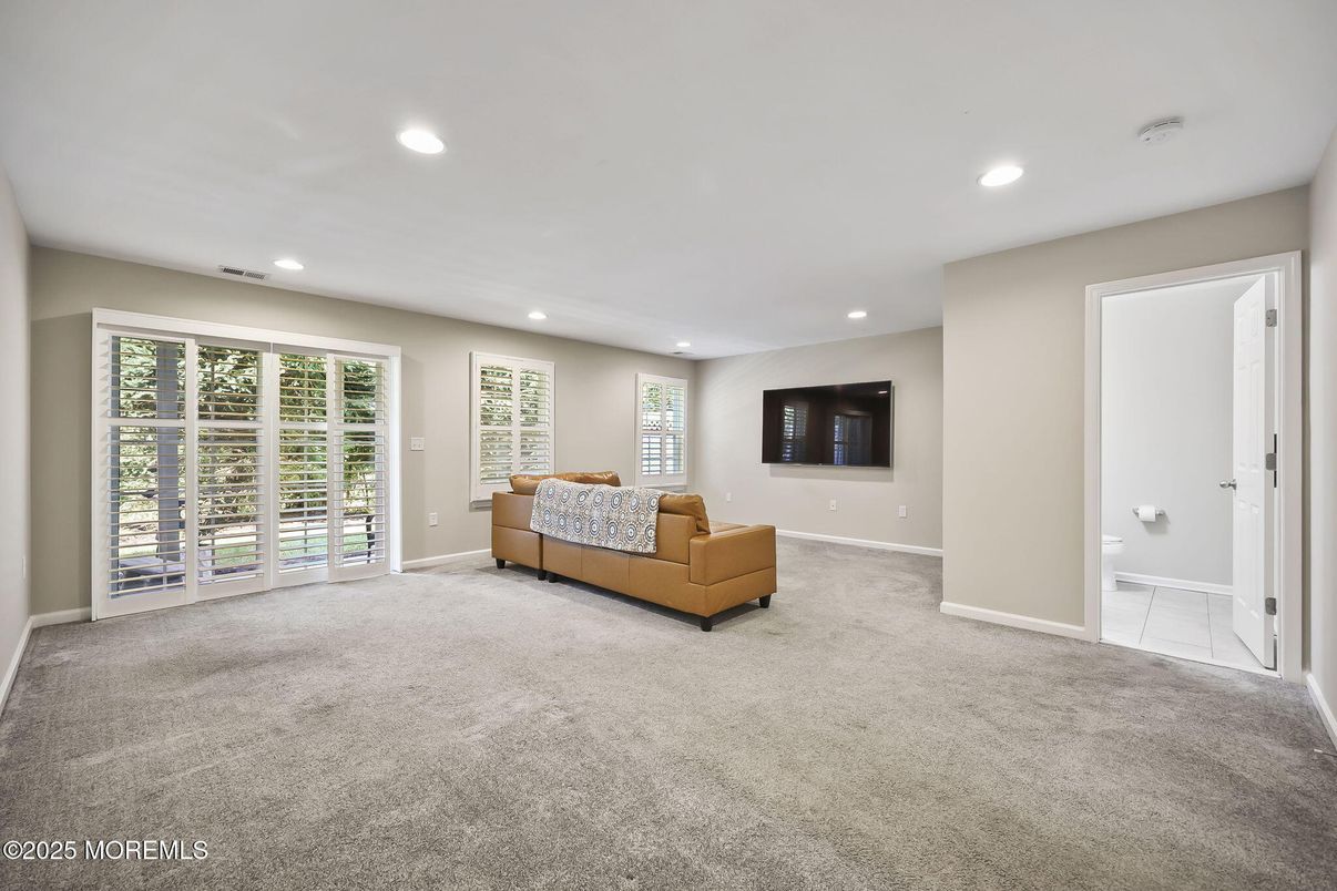 Interior, Living room, Recessed Lighting