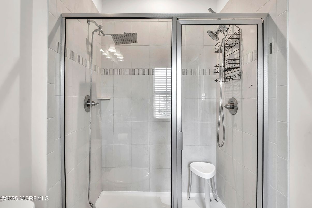 Bathroom, Glass Shower, Interior, Marble Walls