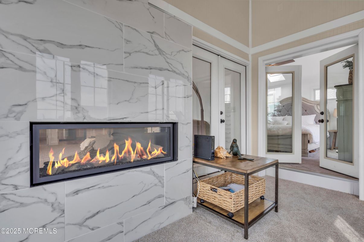 Fireplace, Interior, Marble Walls