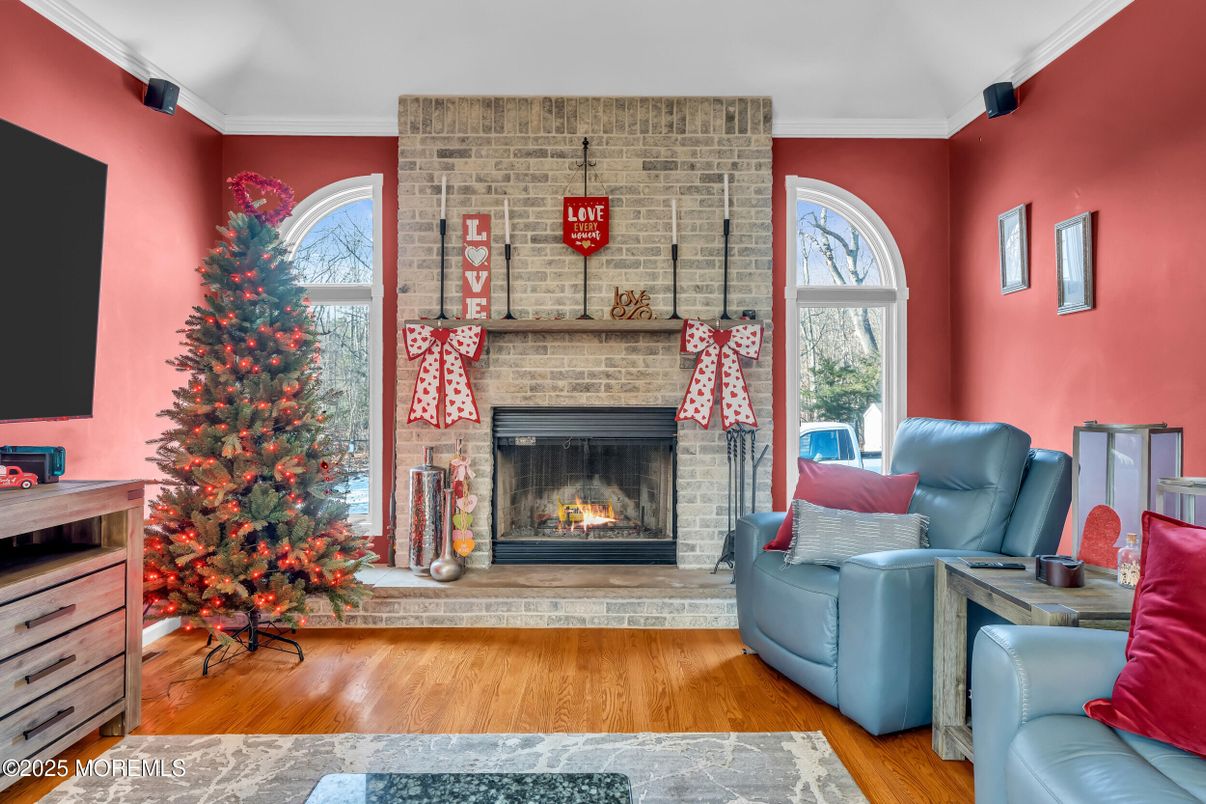 Fireplace, Interior, Wood Texture Flooring