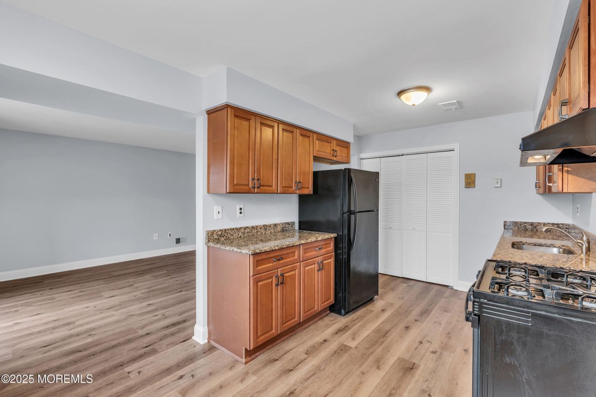 Interior, Kitchen, Wood Texture Flooring