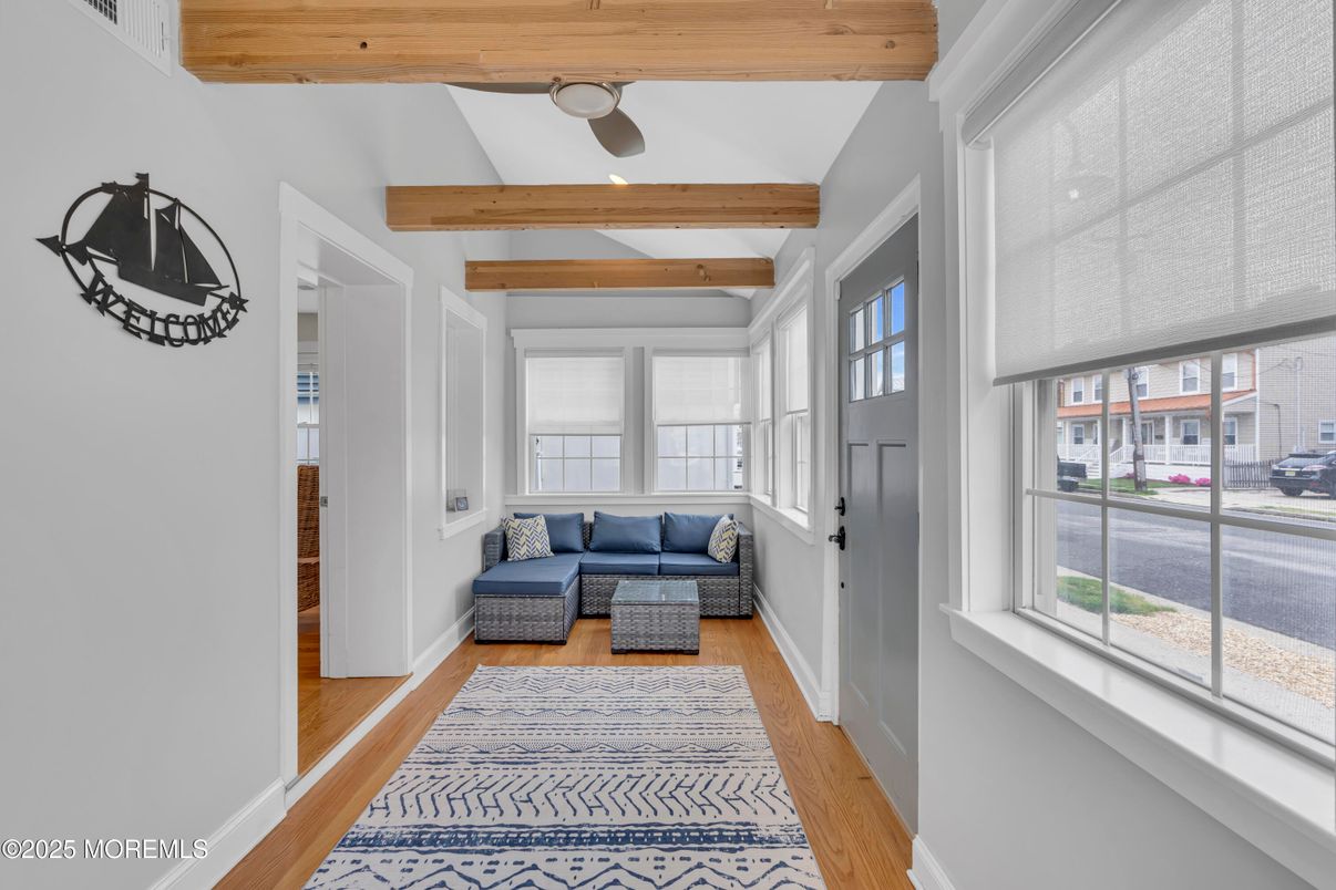 Interior, Recessed Lighting, Wooden Beams, Wood Texture Flooring