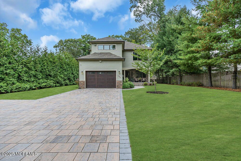 Attached, Backyard, Exterior, Facade, Mediterranean