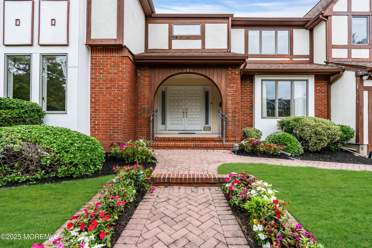 Exterior, Facade, Brick Facade, Tudor Revival