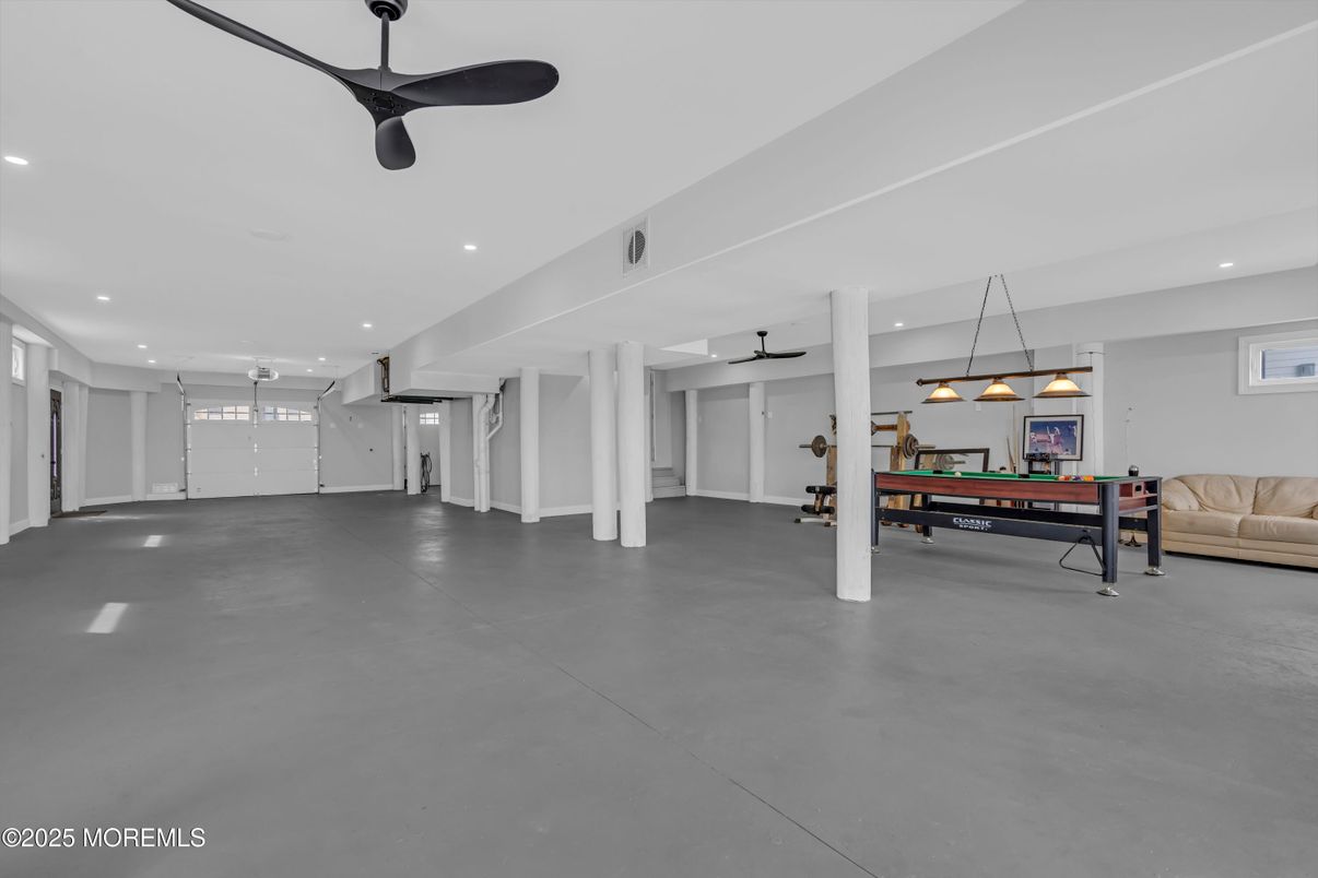 Billiard Table, Game Room, Garage, Interior, Pendant Lights, Recessed Lighting
