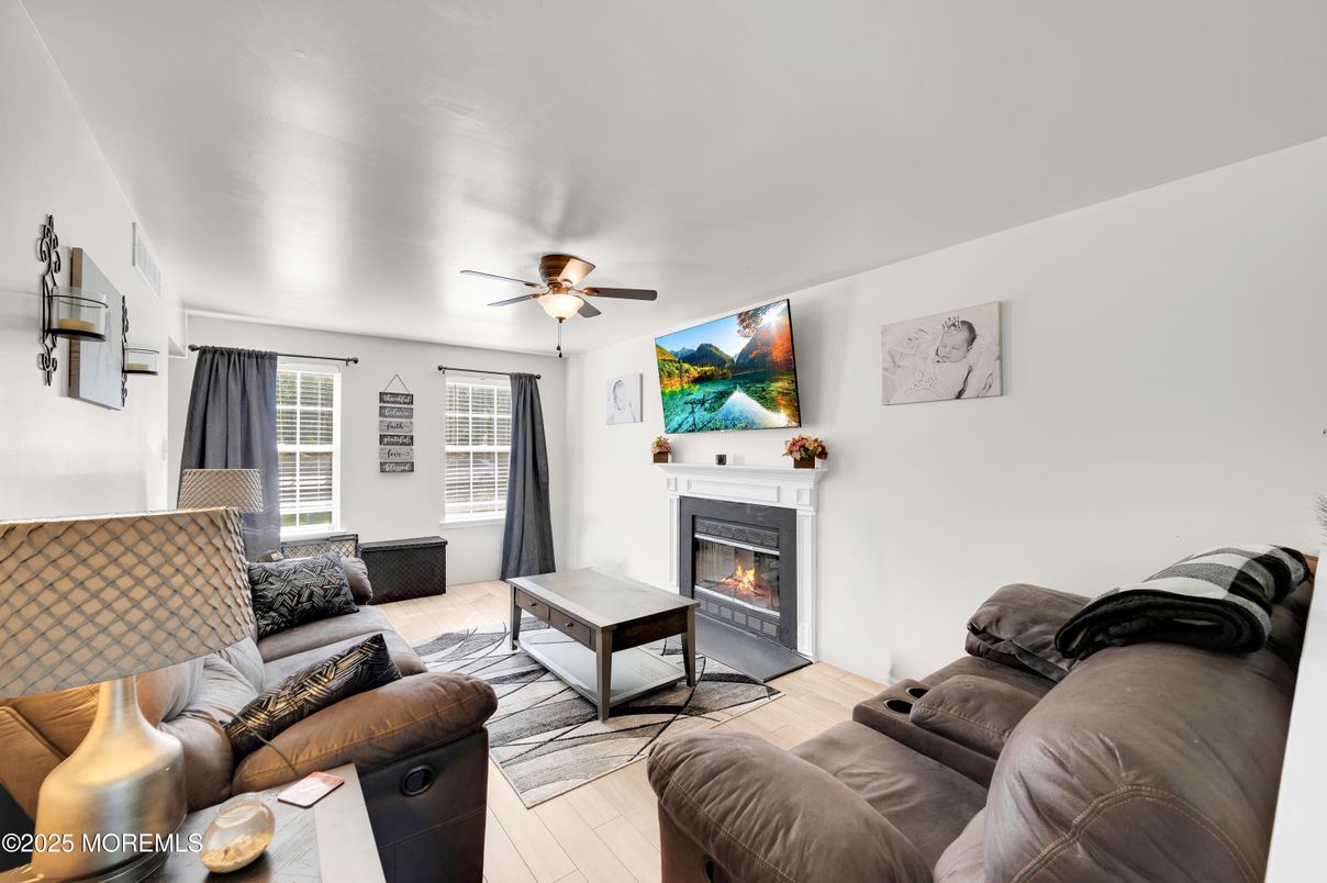 Fireplace, Interior, Living room, Wood Texture Flooring