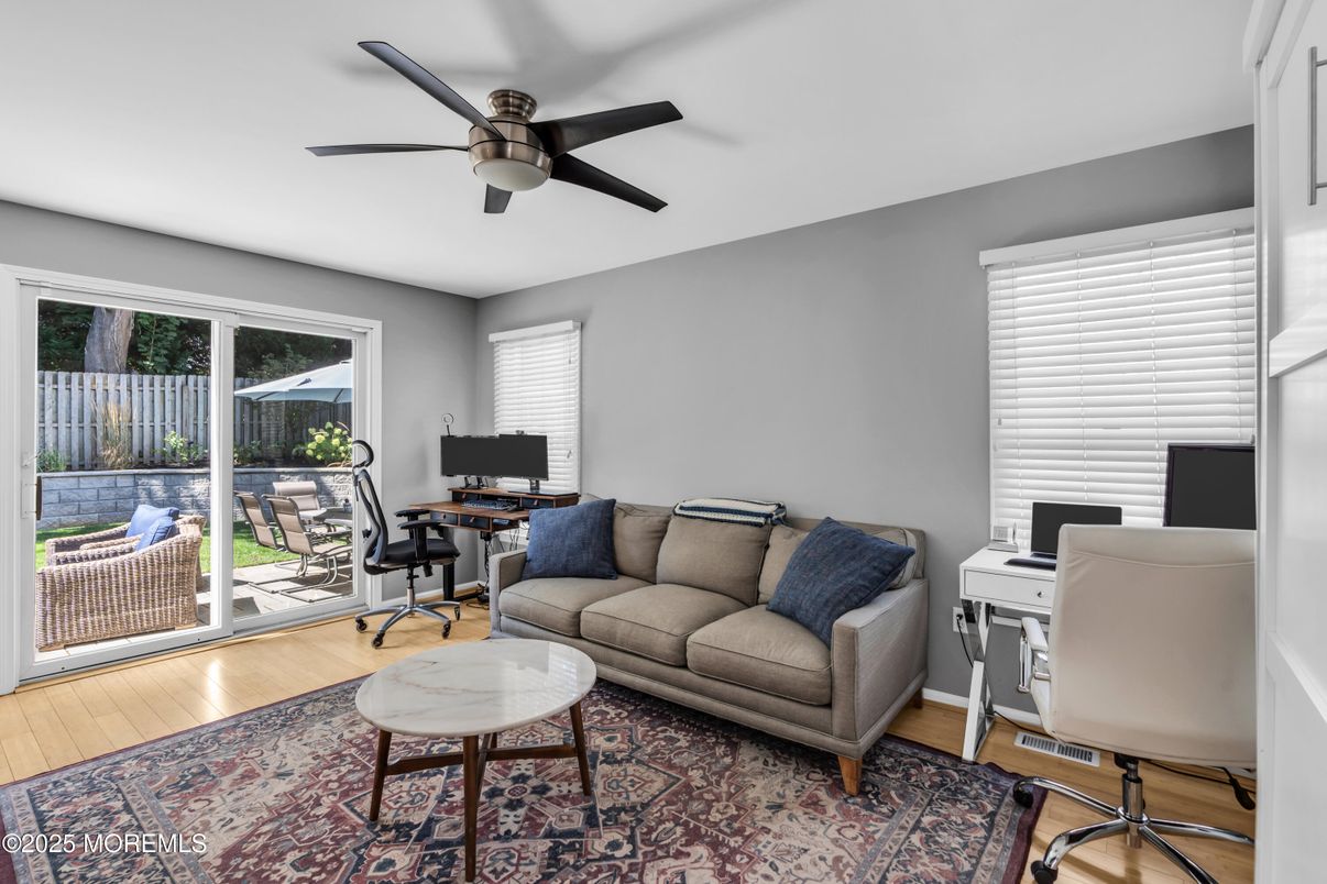Home Office, Interior, Wood Texture Flooring