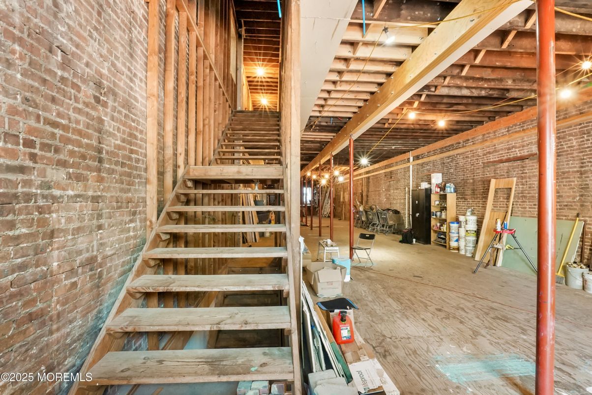 Interior, Stone Walls, Wooden Beams