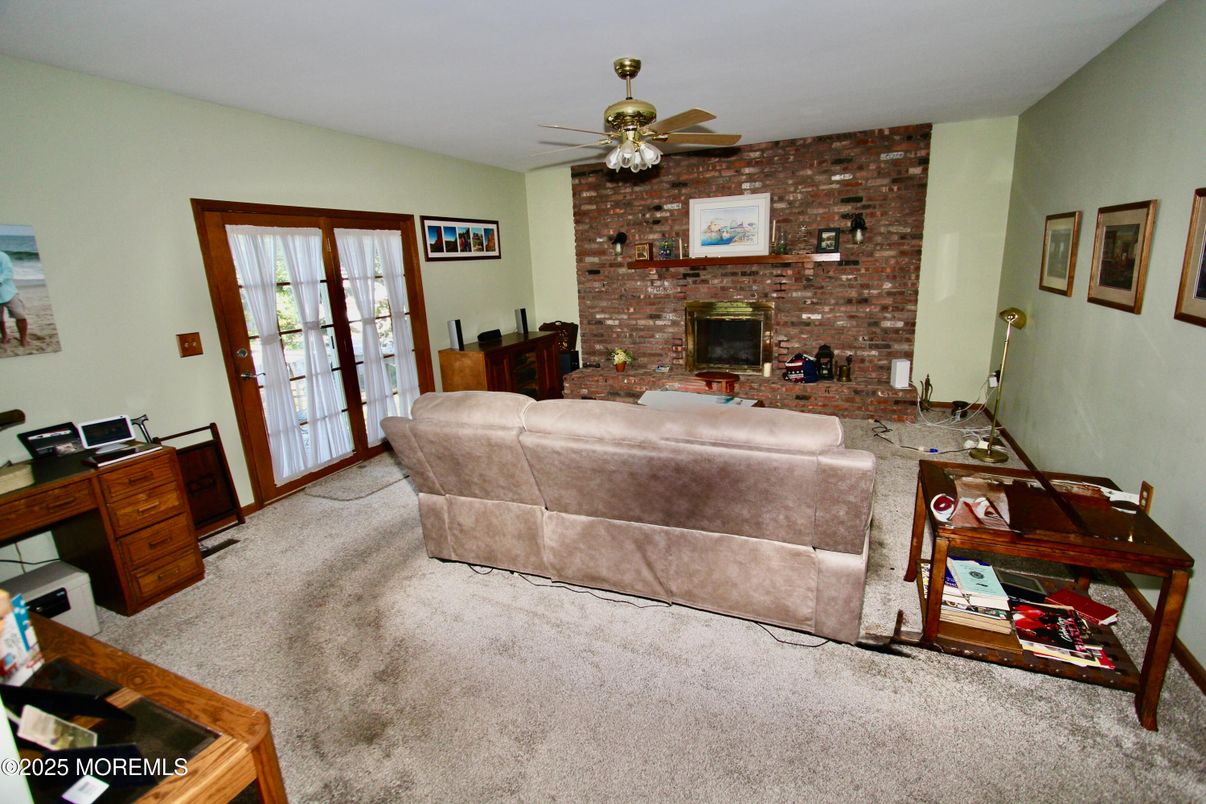 Interior, Living room, Stone Walls