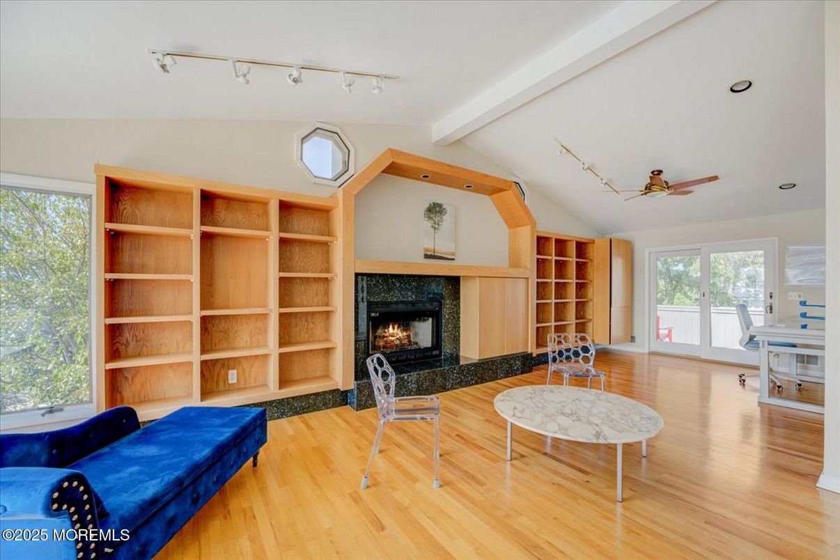 Fireplace, Interior, Wood Texture Flooring