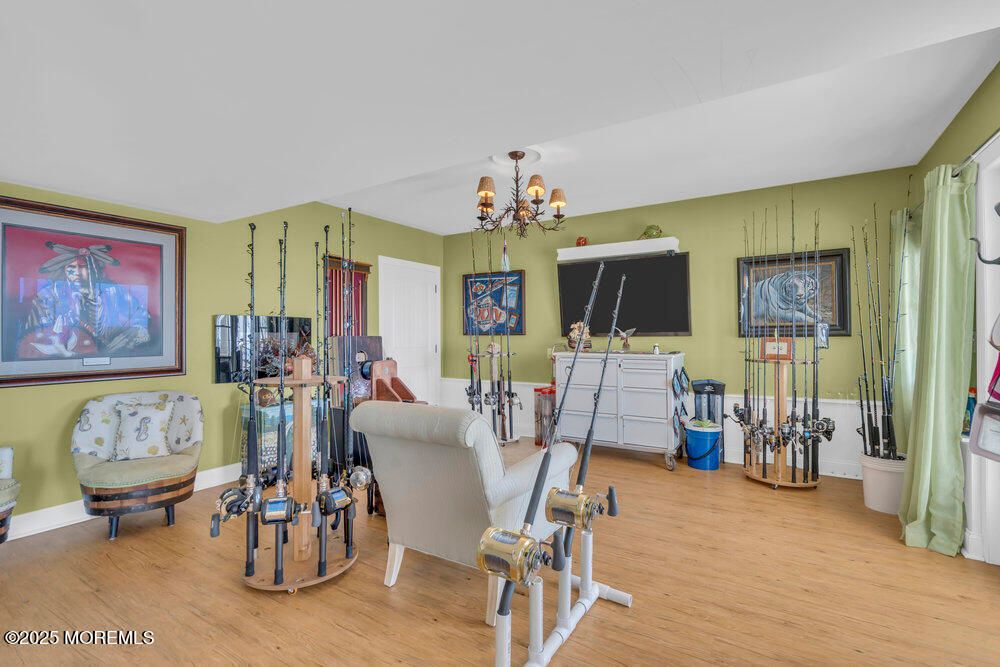 Chandelier, Interior, Wood Texture Flooring