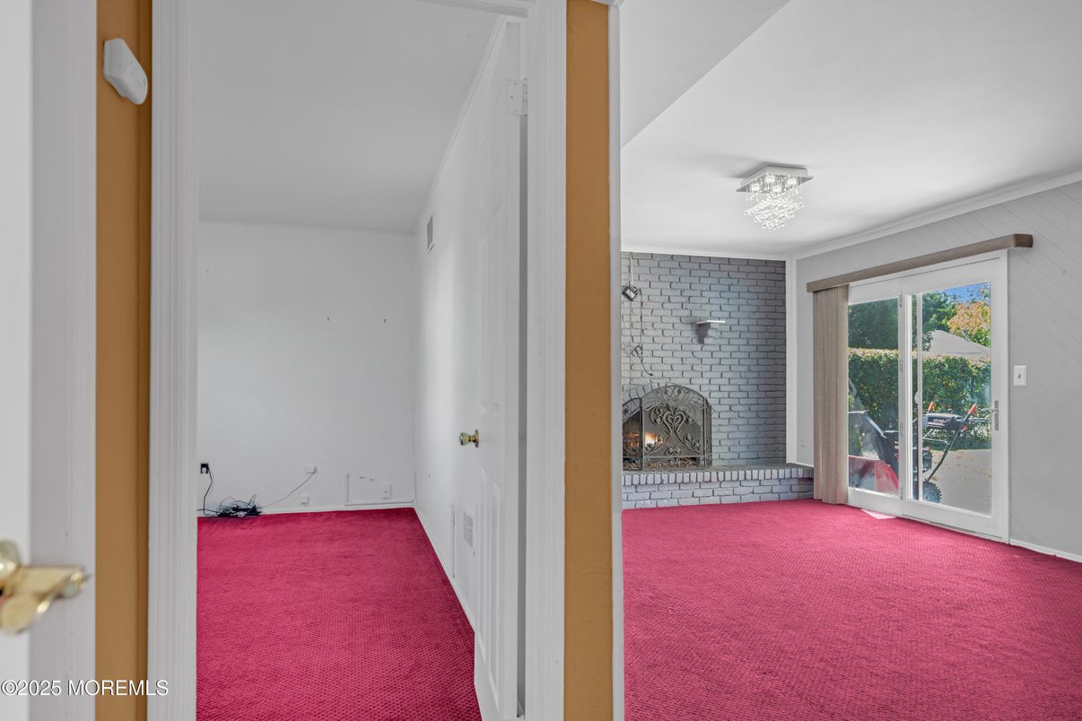 Empty room, Fireplace, Interior, Stone Walls