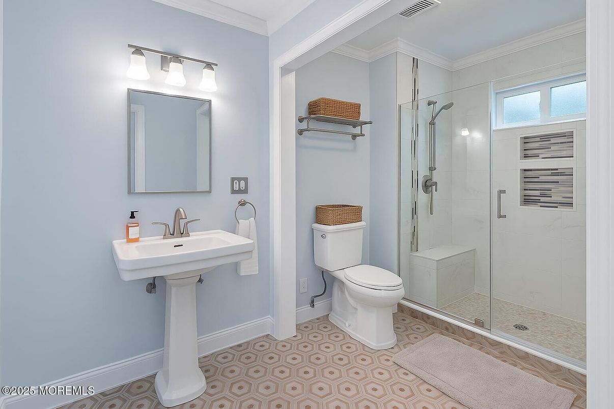 Bathroom, Glass Shower, Interior