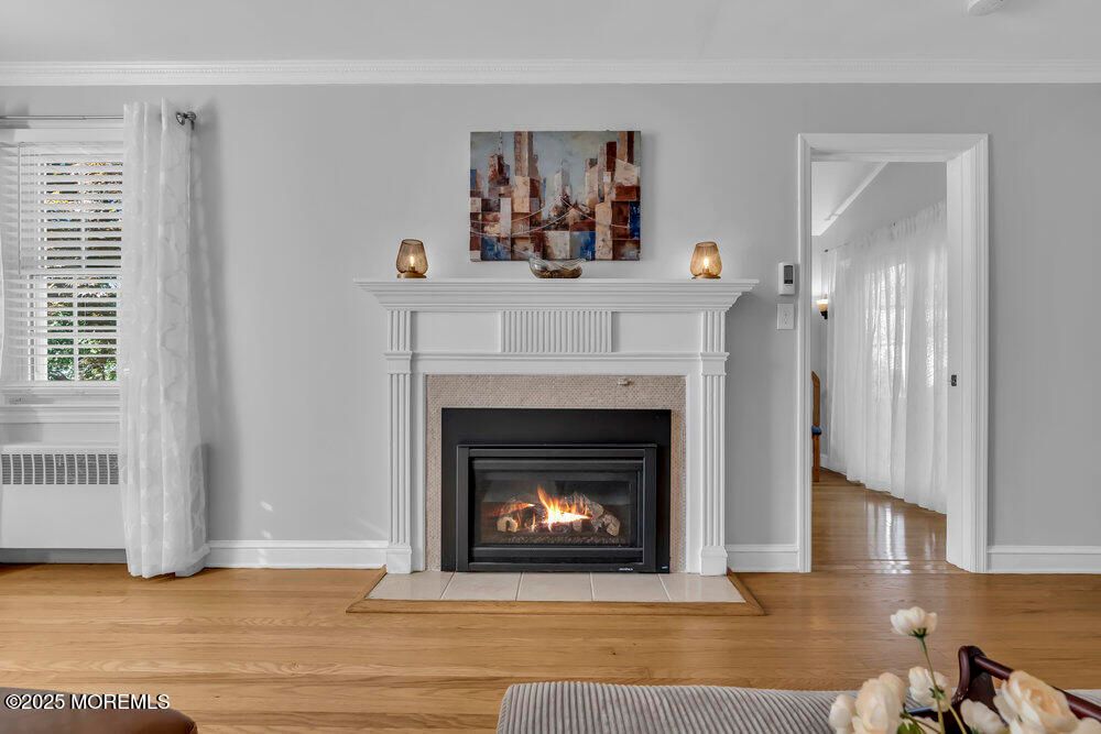 Fireplace, Interior, Wood Texture Flooring