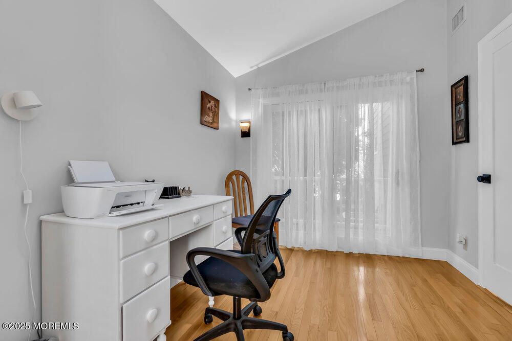Home Office, Interior, Wood Texture Flooring