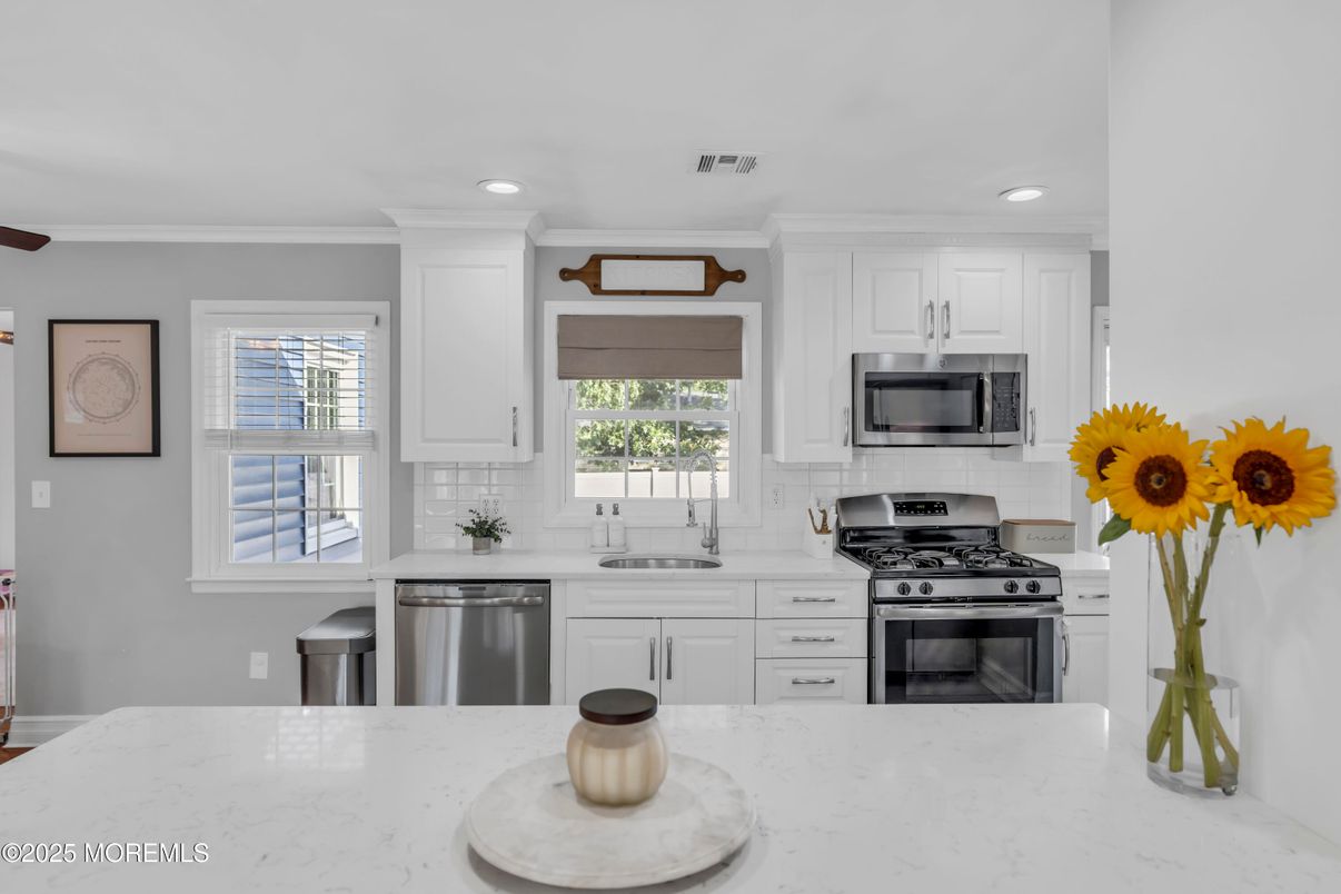 Interior, Kitchen, Recessed Lighting, Stainless Steel Appliances