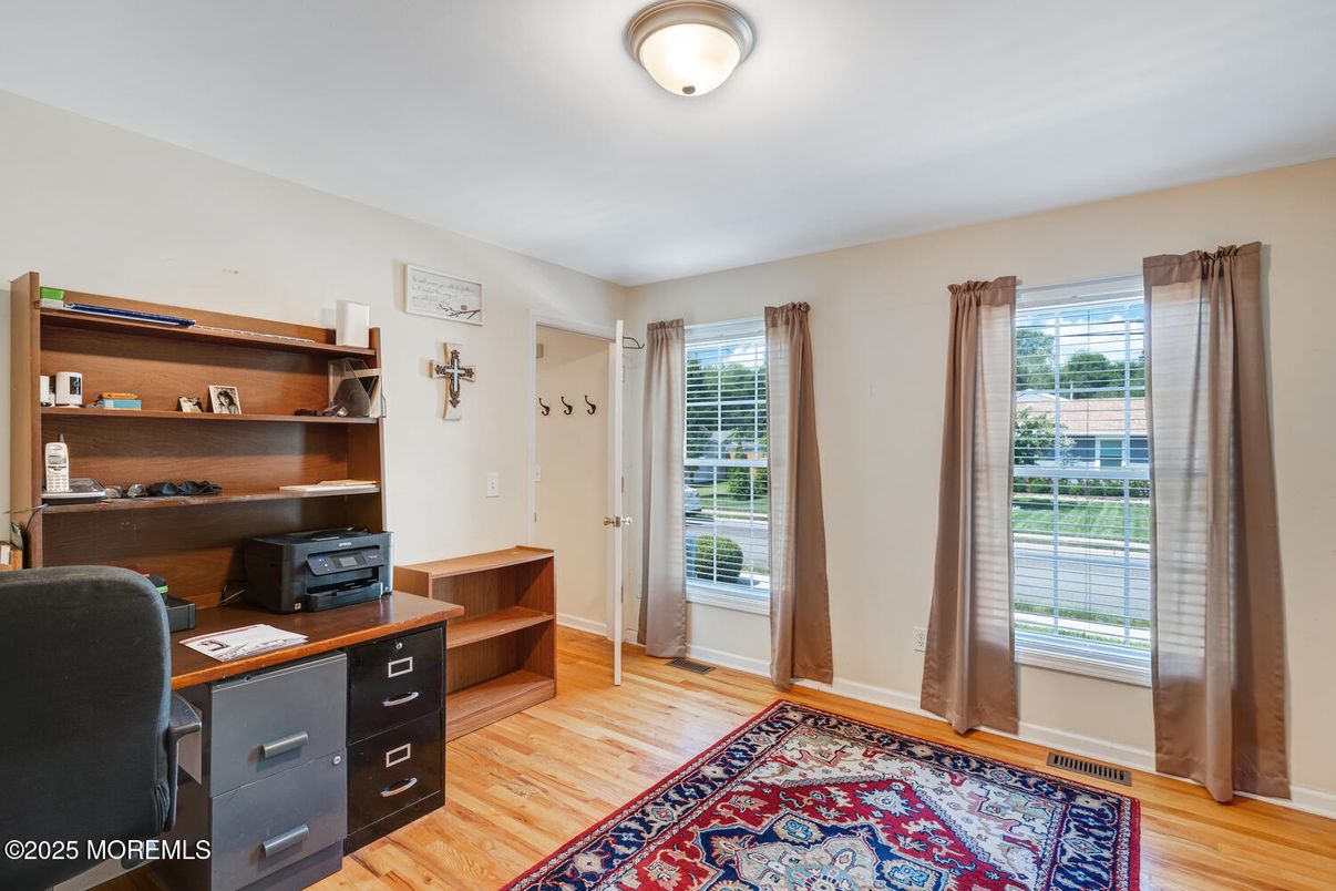 Home Office, Interior, Wood Texture Flooring