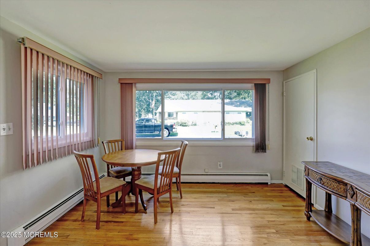 Dining room, Interior, Wood Texture Flooring