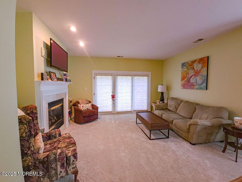 Fireplace, Interior, Living room, Recessed Lighting