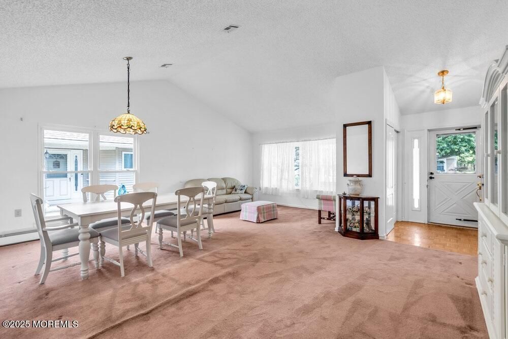 Dining room, Interior, Living room, Pendant Lights