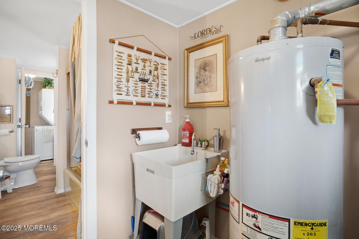 Bathroom, Interior, Wood Texture Flooring