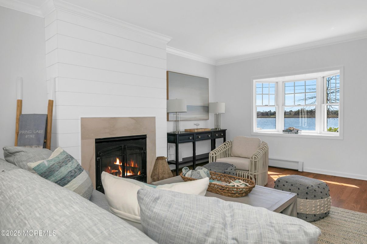 Fireplace, Interior, Living room, Water, Wood Texture Flooring