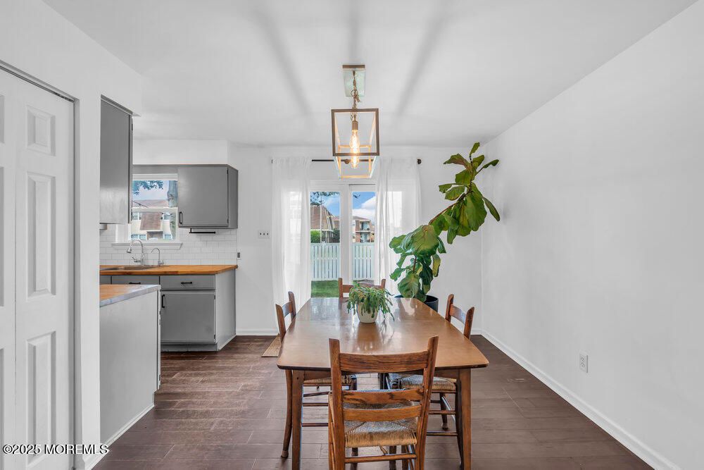 Dining room, Interior, Wood Texture Flooring
