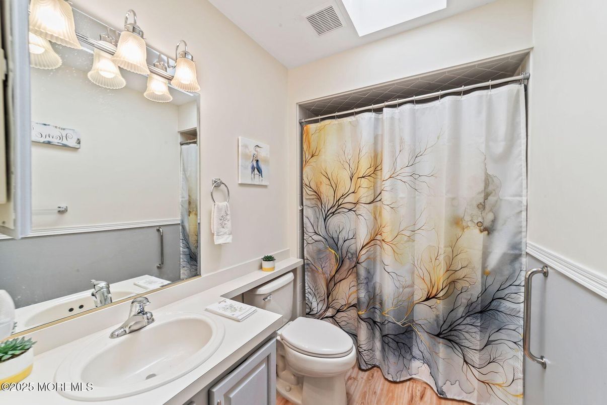 Bathroom, Interior, Wood Texture Flooring
