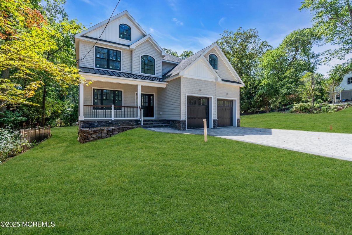 Attached, Backyard, Exterior, Facade, Farmhouse