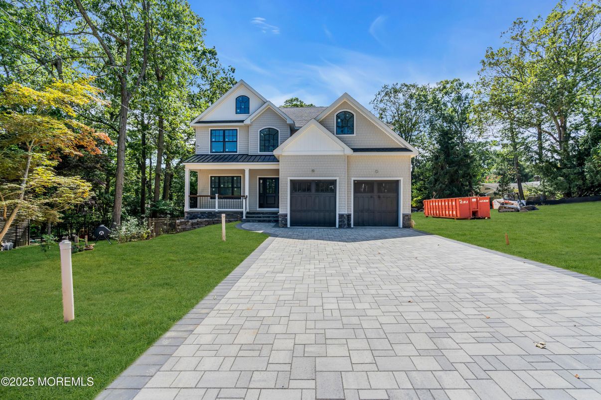 Attached, Backyard, Exterior, Facade, Farmhouse