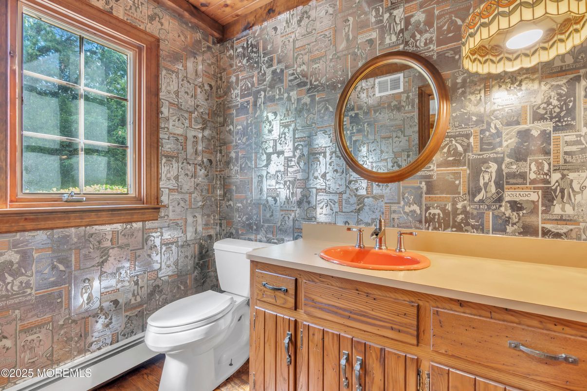 Bathroom, Interior, Wood Texture Flooring