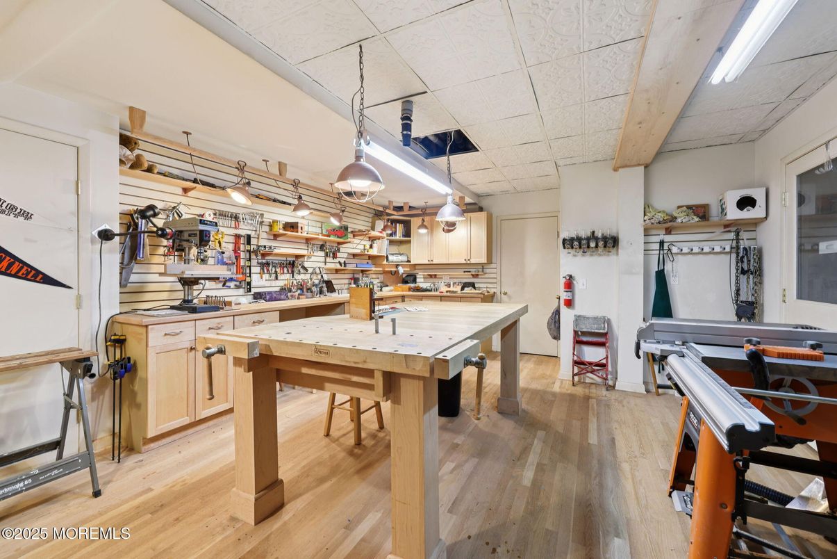 Game Room, Interior, Pendant Lights, Wood Texture Flooring