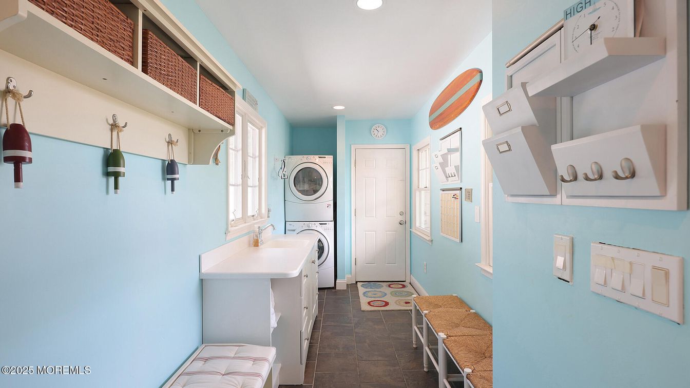 Bathroom, Interior, Recessed Lighting, Utility Closets, Washer