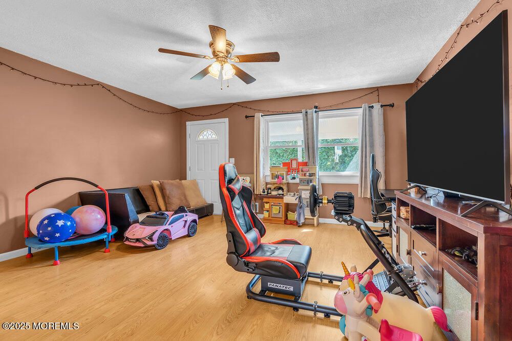 Fitness Equipment, Interior, Wood Texture Flooring