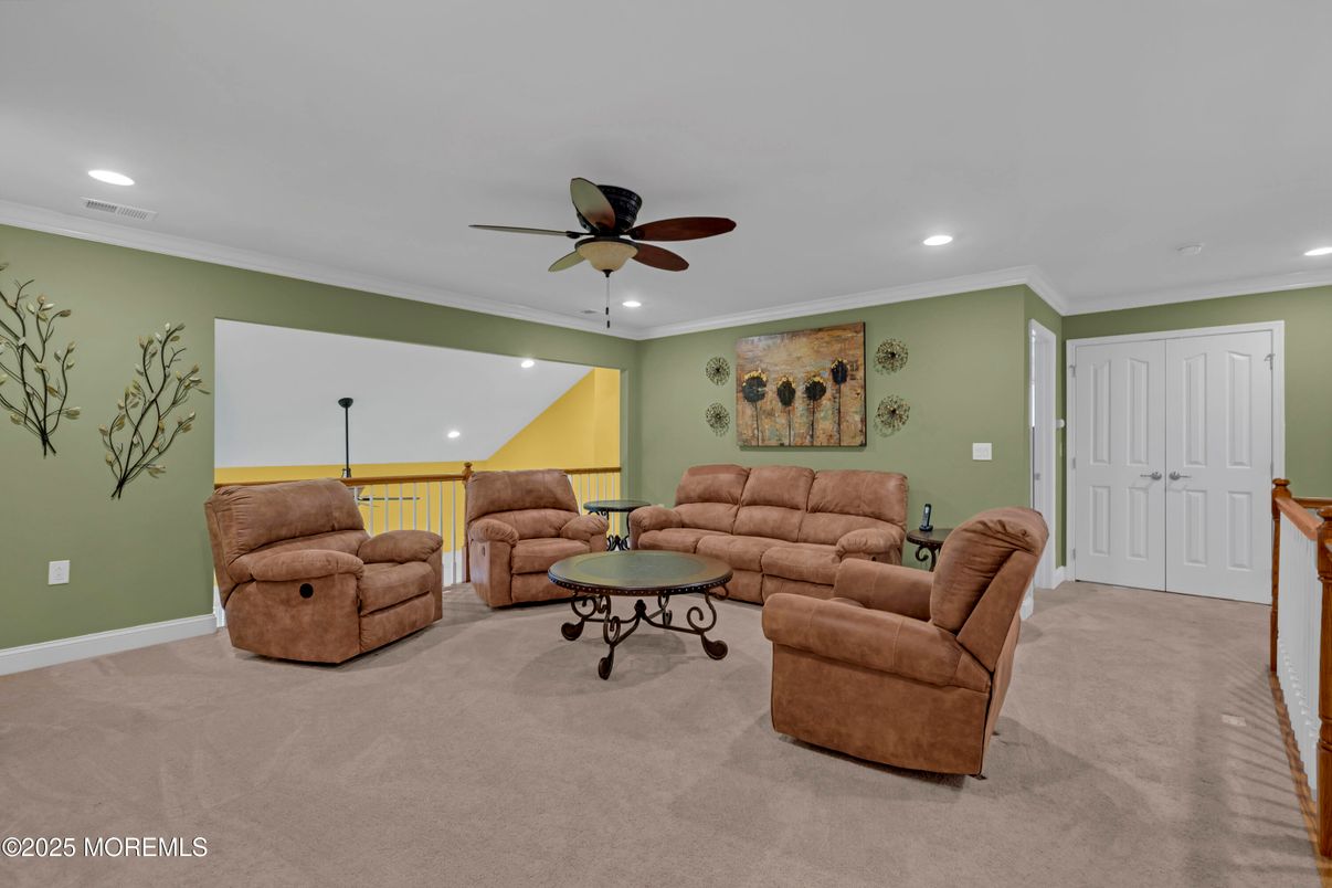 Interior, Living room, Recessed Lighting