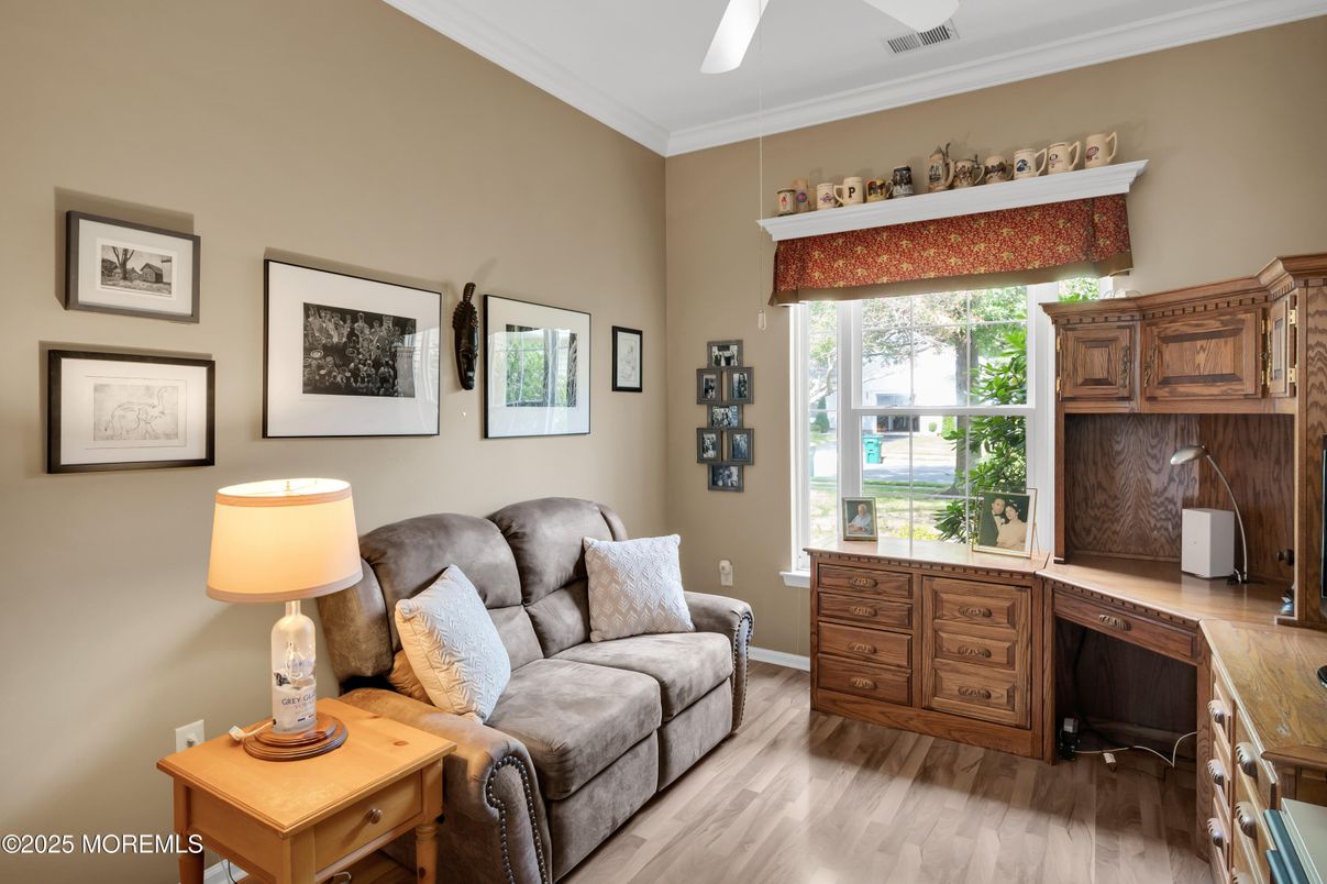 Home Office, Interior, Wood Texture Flooring
