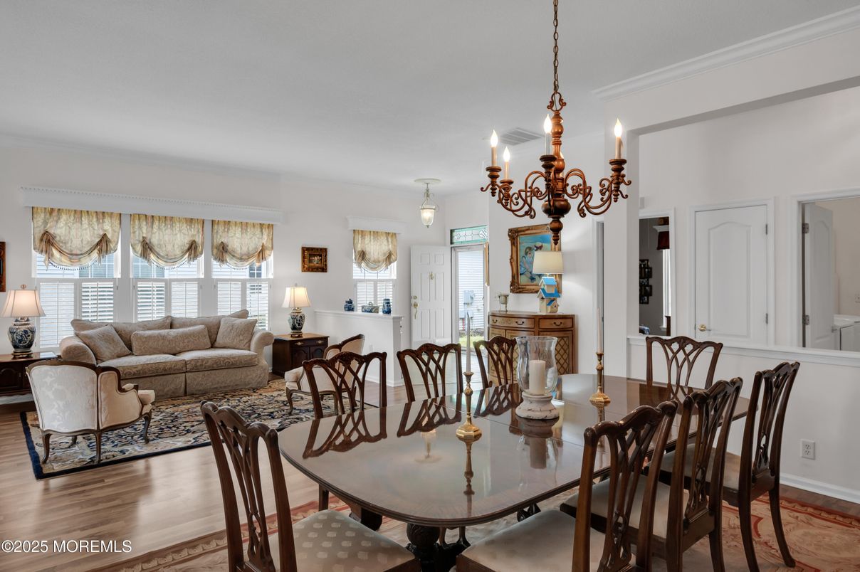 Chandelier, Dining room, Interior, Living room, Wood Texture Flooring