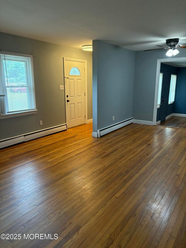 Empty room, Interior, Wood Texture Flooring