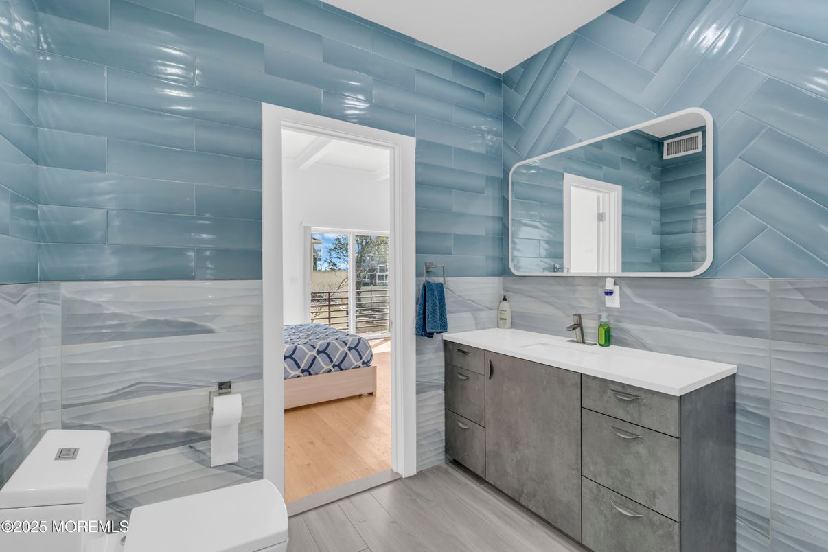 Bathroom, Interior, Wood Texture Flooring