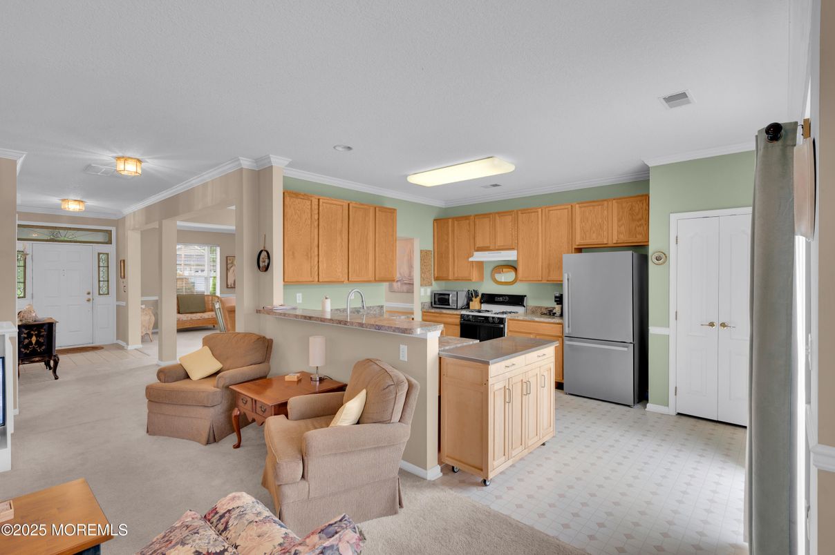 Interior, Kitchen, Living room
