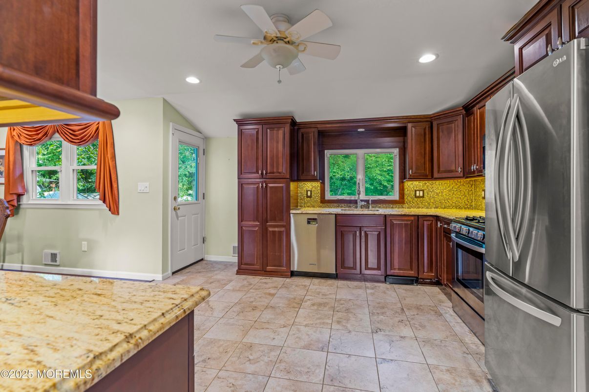 Interior, Kitchen, Recessed Lighting, Stainless Steel Appliances