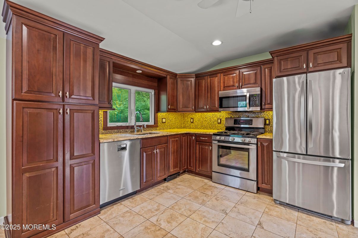 Interior, Kitchen, Recessed Lighting, Stainless Steel Appliances