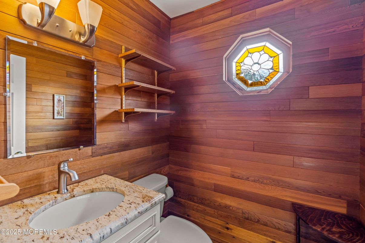 Bathroom, Interior, Wooden Walls