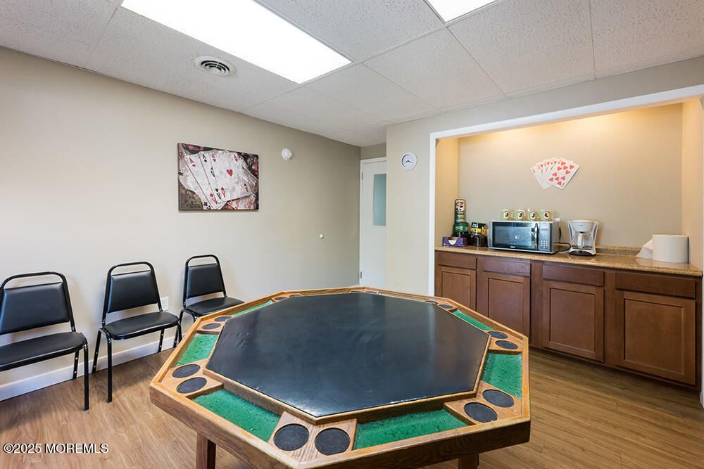 Game Room, Interior, Recessed Lighting, Wood Texture Flooring