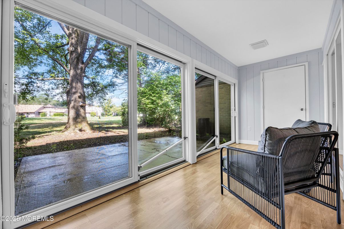 Interior, Sun Room, Wood Texture Flooring