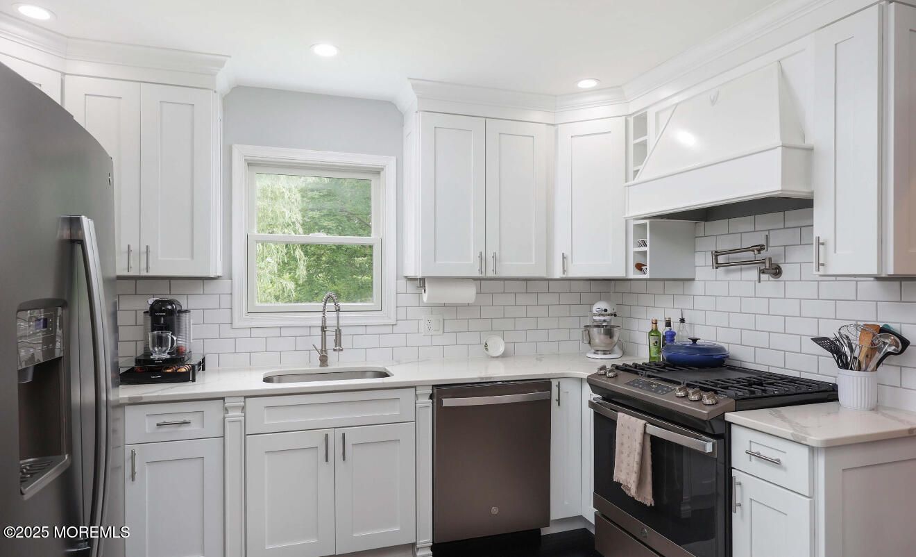 Interior, Kitchen, Recessed Lighting, Stainless Steel Appliances