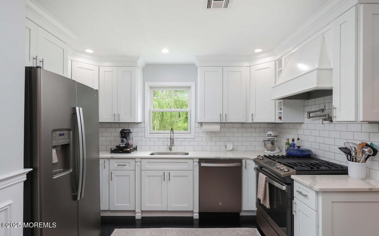 Interior, Kitchen, Recessed Lighting, Stainless Steel Appliances